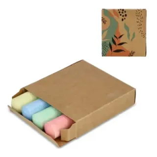 Street chalk in kraft box - LT90422 (gadzety reklamowe)